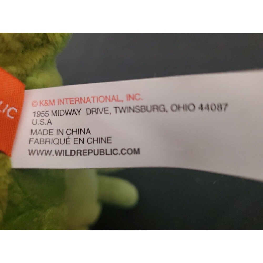 Wild Republic Iguana 24" Plush Green & Orange Lizard Stuffed Animal - Picture 8 of 8
